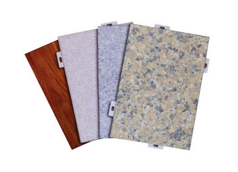 Stone like aluminum veneer