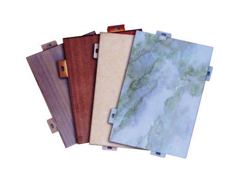 Stone like aluminum veneer