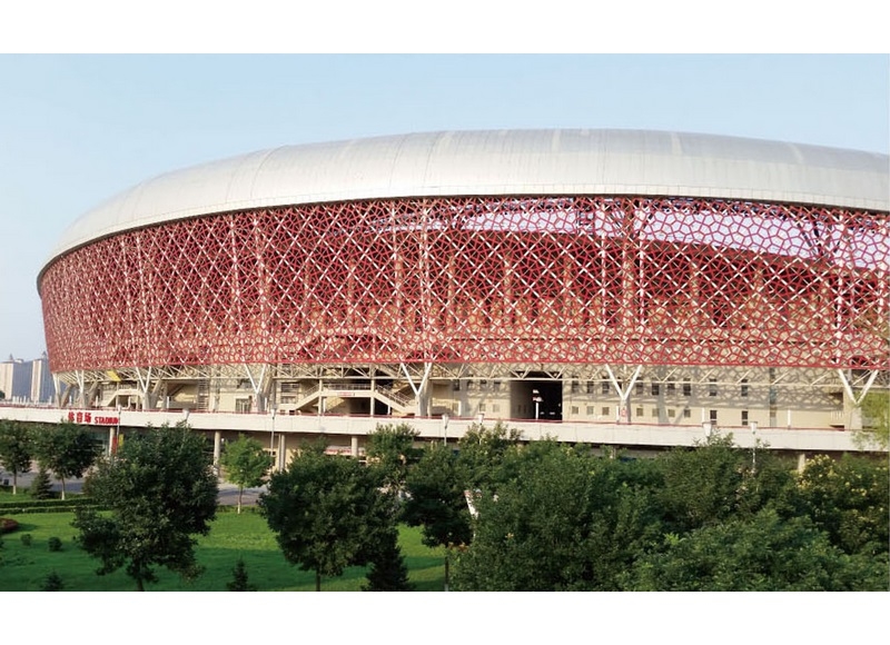 Carved aluminum veneer