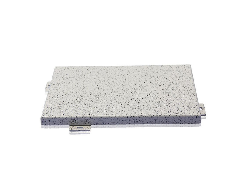 Stone grain aluminum veneer