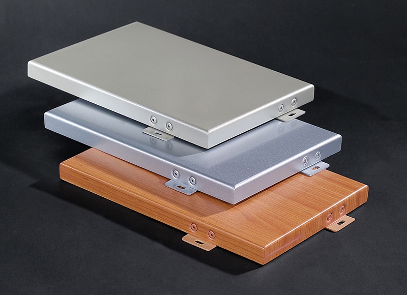 Wood like aluminum veneer