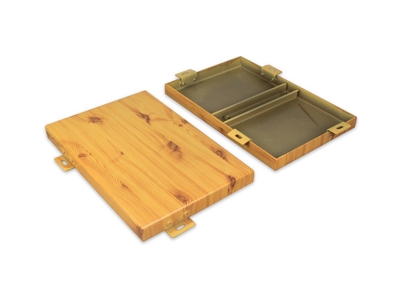 Wood like aluminum veneer