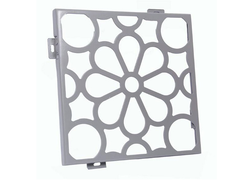 Carved aluminum veneer